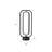 Infinity Matte Black Revolving LED Table Lamp