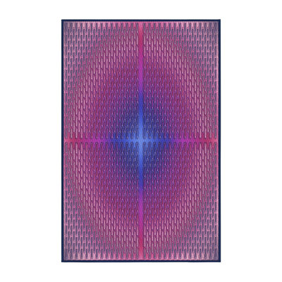 Tapis 100% à motifs lavables à la machine 2989 - Pat3674-Pur
