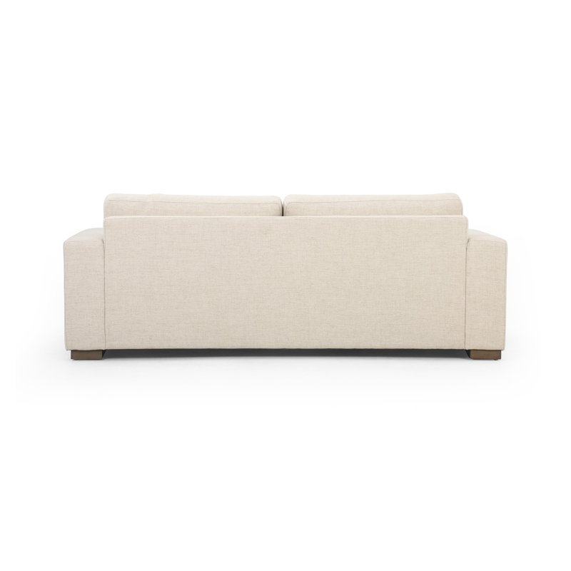Boone 86" Sofa, Thames Cream Linen Blend
