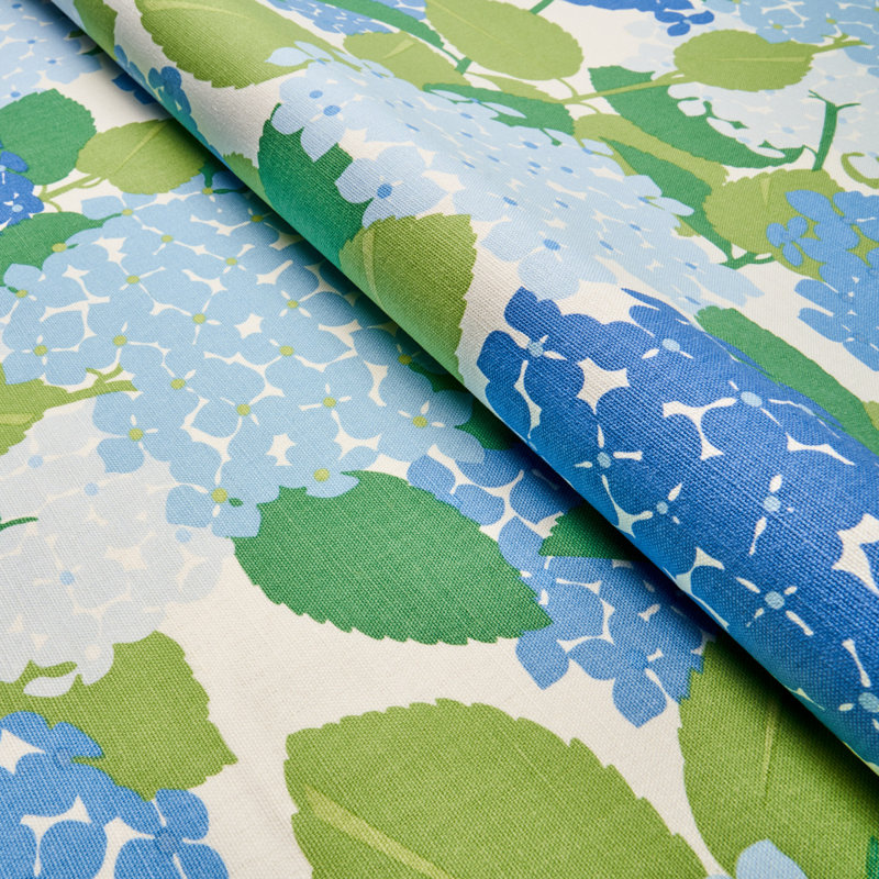 Tissu d'hortensia, Porcelaine
