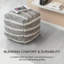 Pouf carré 20 po Darbydale-899137366