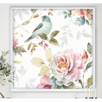 « magnifique oiseau amour ii », impression sur toile