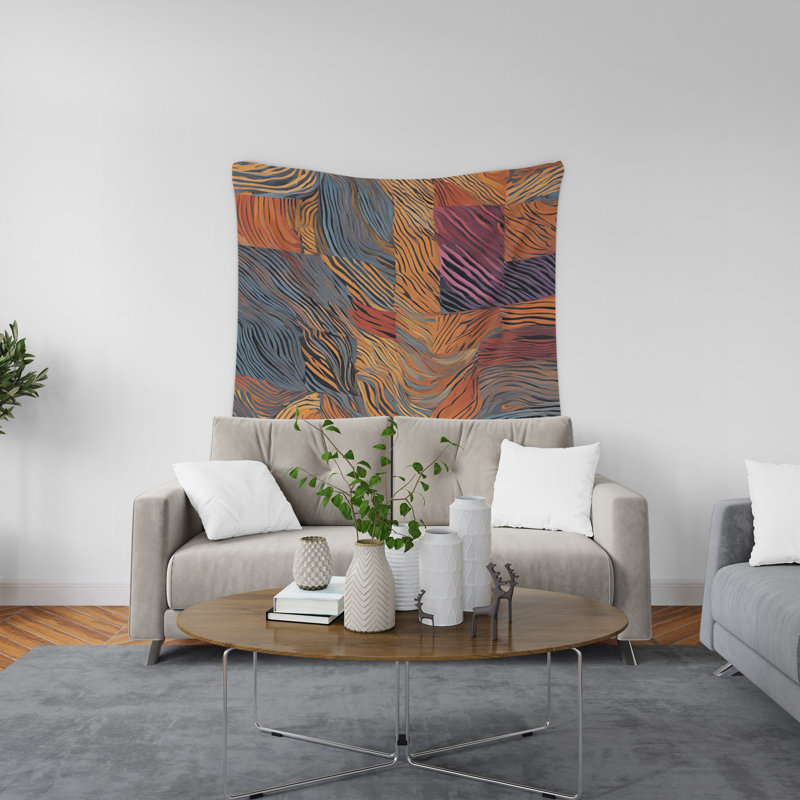 Tapisserie murale, H 80 po x l 68 po