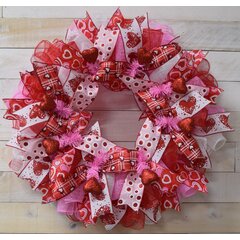 Valentines Wreath, Front Door Wreath, Valentines Day Wreath, Valentine  Skunk Wreath