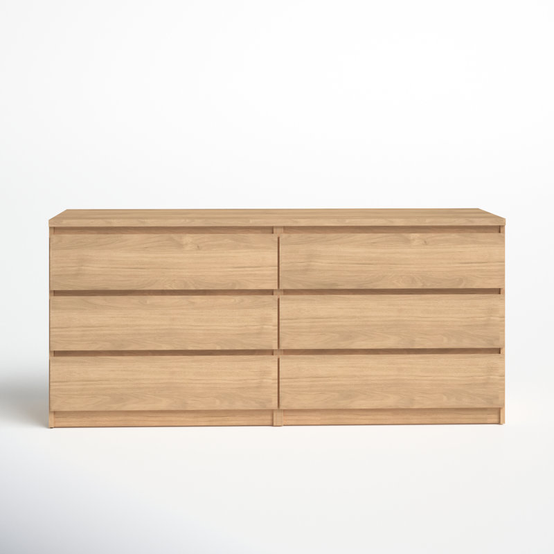 Jada 6 Drawer Double Dresser - 60.5" Width