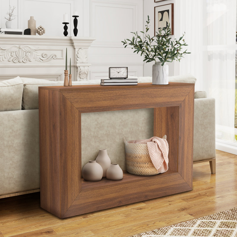 47.2“W Console Table for Entryway, Brown