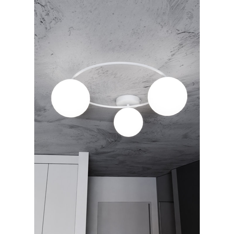 Aliandra 3 - Light Chandelier, White, White