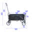 Chariot de plage pliable