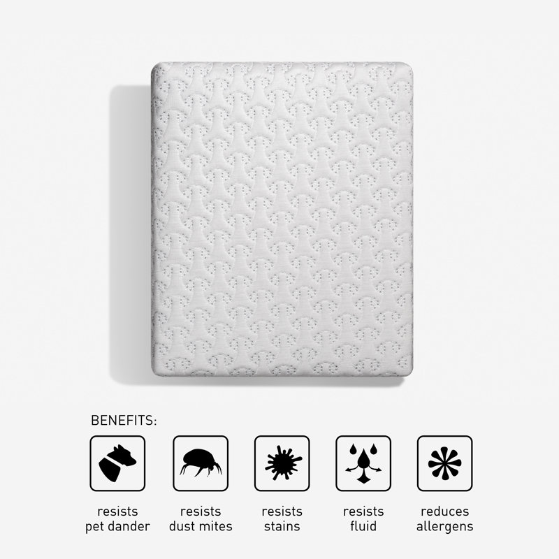 Full Size White Cooling Waterproof Mattress Protector