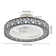 Analice LED Flush Mount Ceiling Fan with Remote Control and Light Kit Included