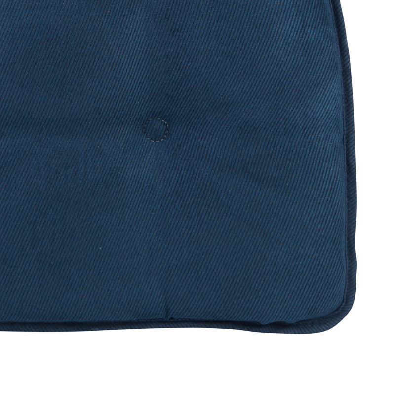 Coussins de salle à manger et de cuisine antidérapants de 16 po x 15 po x 2 po, Indigo