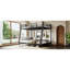 Lits gain de place, lit superposé en métal double XL/queen, style moderne