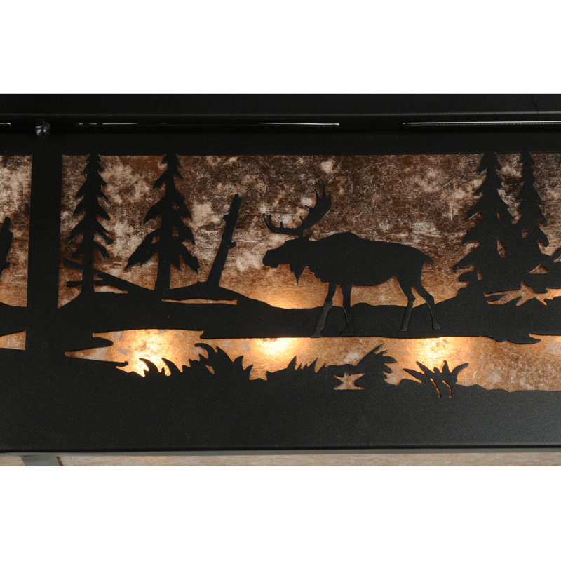 Rustic Lodge 8 - Light Flush Mount