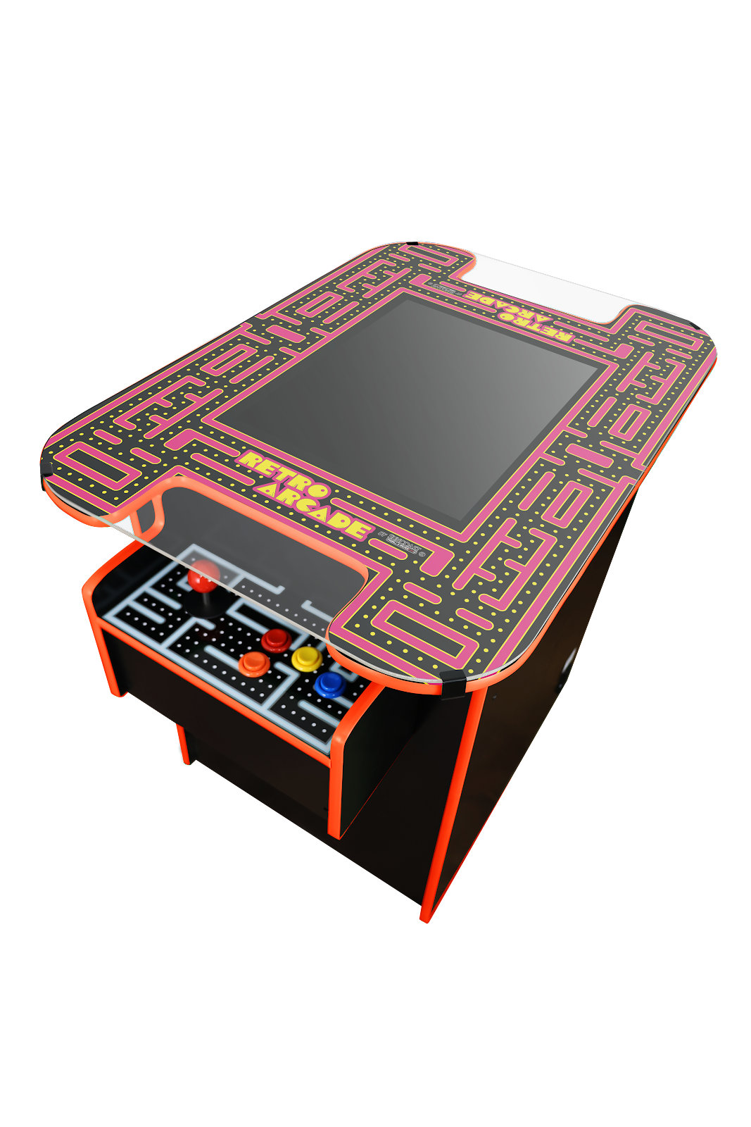 Doc and Pies Arcade Factory 412 Classic Retro Games Cocktail Arcade Machine  - Full Size - 2-Player & Reviews