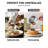 Cooks Standard Stainless Steel Butter Warmer 0.46 QT, Multi-Ply Clad Small Sauce Pan, 440ml Mini Butter Chocolate Milk Melting Pot with Pour Spout Cooking Pot ideal for Chefs, Baristas-111992618