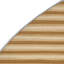 Tapis intérieur / extérieur brun HorizontalStripes-686551954