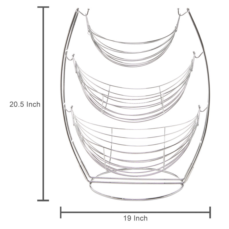 0.98 gallon Fruit Bowl, Silver