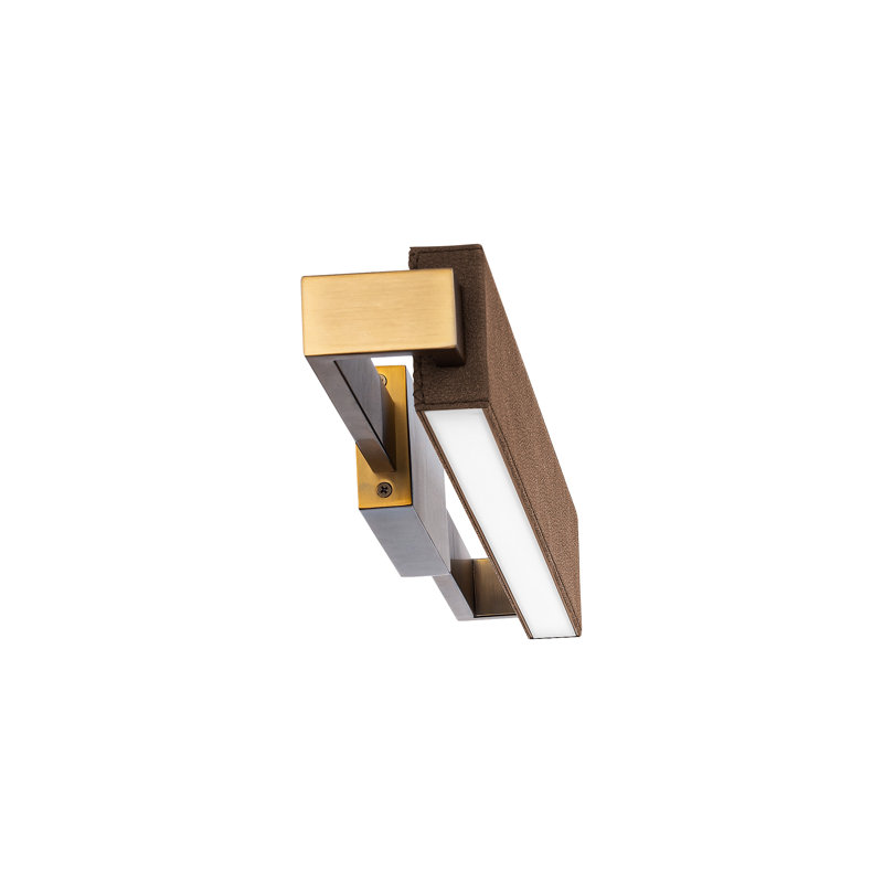 Kinsman 2 - Light LED Bath Bar, Bomber Brown Aged Brass