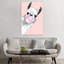Sneaky Llama Blowing Bubble Gum 1 Piece Wall Art on Canvas-1485744186-1565878958