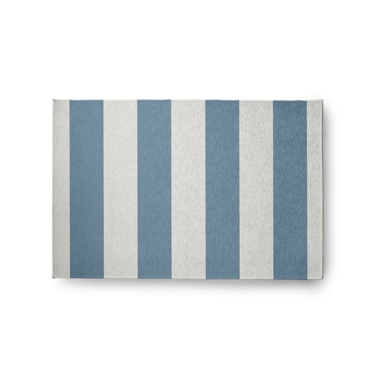 Foscoe Chenille Striped Indoor Rug