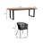 Fabiano Rectangular 8 - Person 235cm Long Dining Set with Cushions and Umbrella-1272530573
