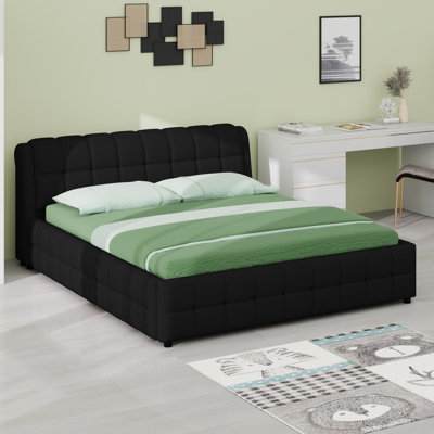 Lit plateforme tapissier Contemporary
