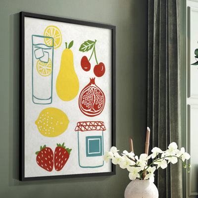 Sunday Picnic Framed Print - Solid Wood