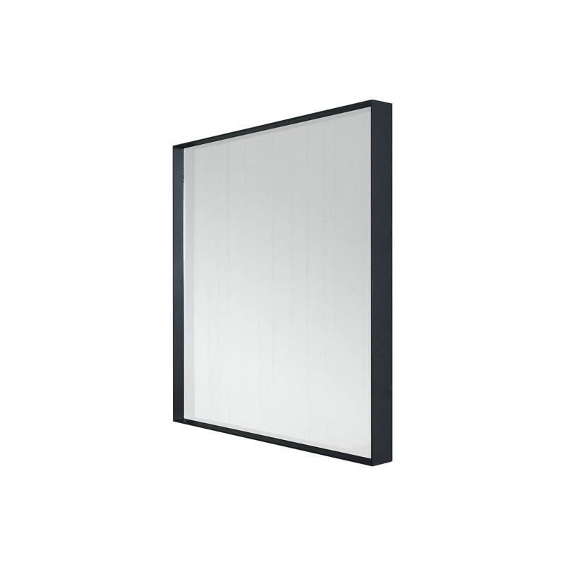 Metal Wall Mirror, Black