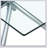 Large Rectangular Glass Dining Table with Tempered Glass Top & Metal Legs – Modern Minimalist, Multi-Purpose for Dining/Living/Meeting