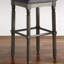 Tabourets de bar rembourrés en bois gris, de 2 - sièges de salle à manger, bois gris délavé, l 16 po x P 16 po H 28,5 po, 2 sièges rembourrés en mousse rustique chic, structure solide, finition, revêtement