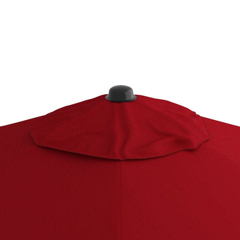 Parasol de marché 7,5 pi Toscana, Rouge brique