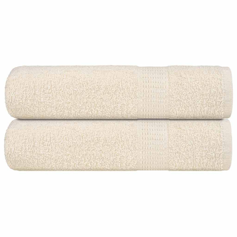 Selars 100% Cotton Bath Towel, Cream
