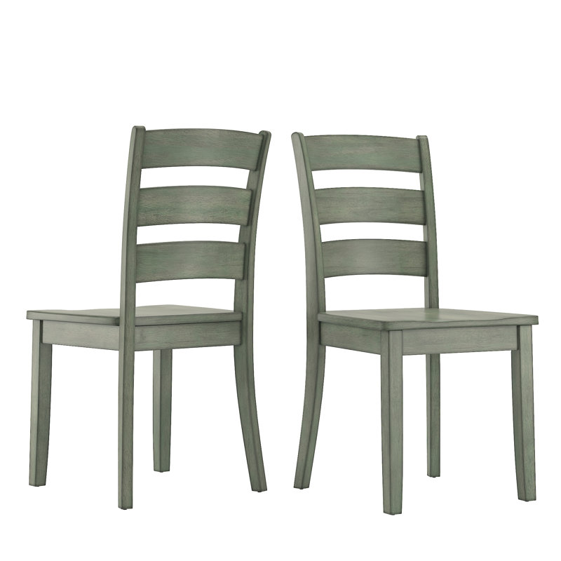 Alexa-Mae 17.15'' H Solid Wood Side Chair, Antique Sage