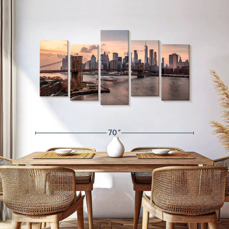 Senne Brooklyn Dusk, 33" H x 66" W