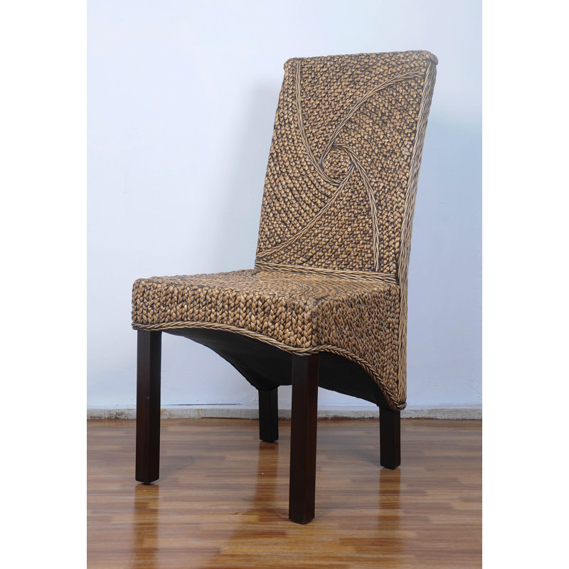 Chaise d'appoint en acajou Bilyeu