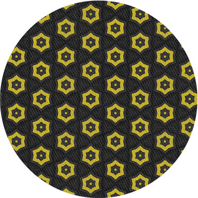 Tapis vert/noir à motifs Jackqueline