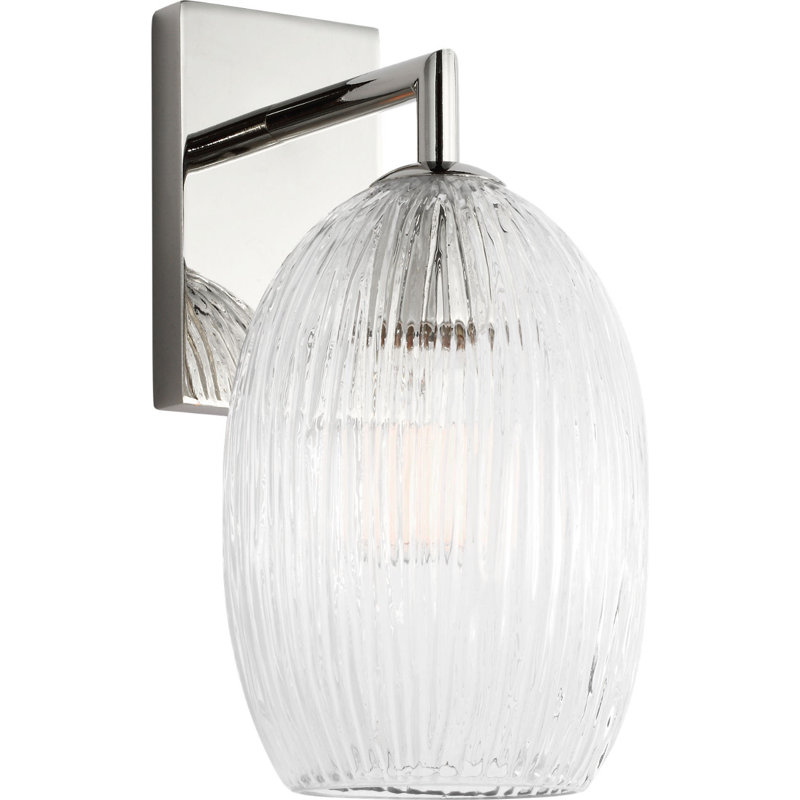 Serafina 10 Sconce, Polished Nickel