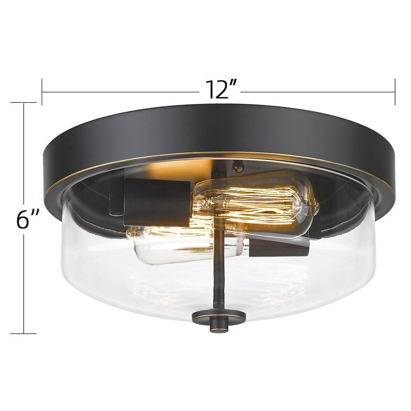 Mooli Glass Flush Mount