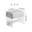 Tabouret moderne avec pieds en acrylique transparent