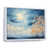 White Floater Framed