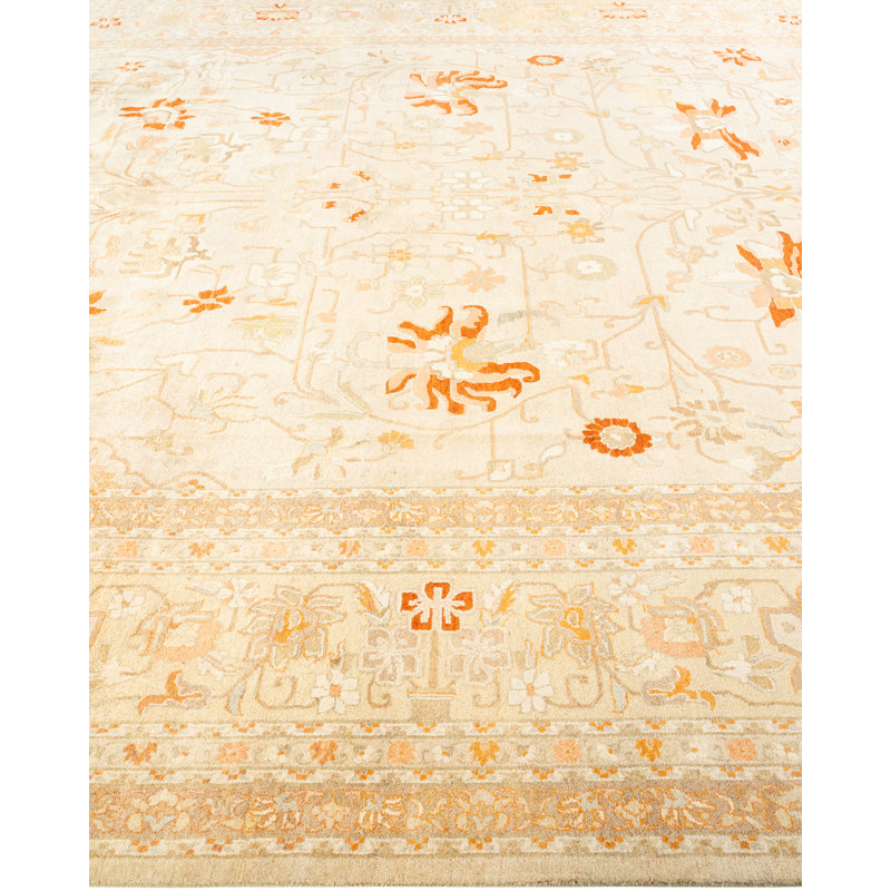 Classic One-of-a-Kind 9' 3" X 12' 6" Hand Knotted Area Rug