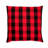 Checkered Cotton Reversible Throw Pillow-99313112