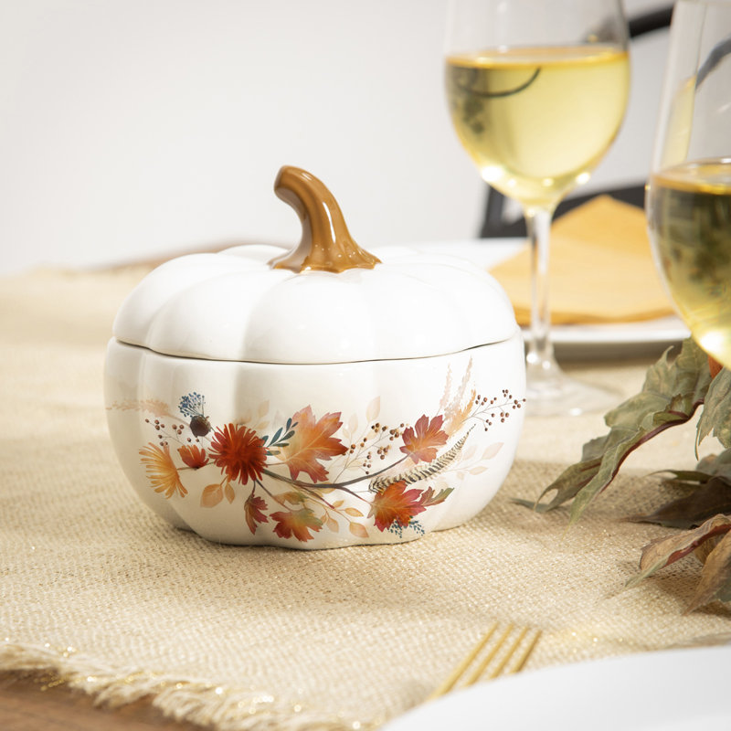 August Grove® Borgos Ceramic Platter