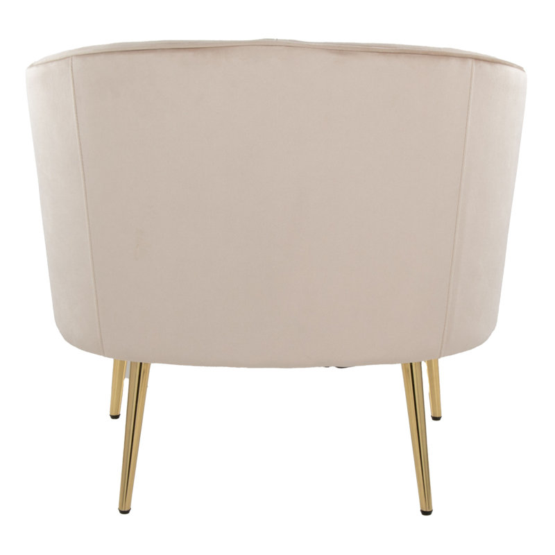 Chaise d'appoint Tania Wondon, Champagne