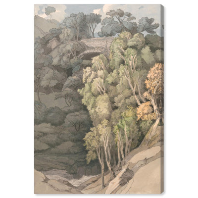 «Devil Bridge», art de paysage rétro par Art Remedy