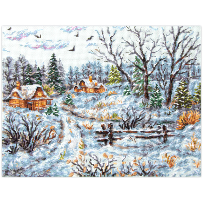 Ensemble de point de croix compté 70-33 Frosty Day