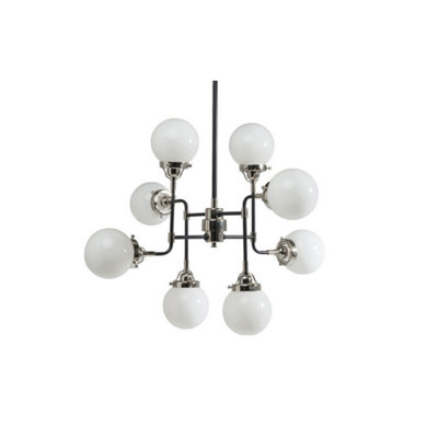 Dotir 8 - Light Steel Modern Linear Chandelier