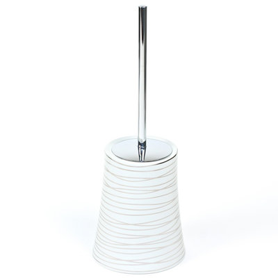 Diva 14,4 po H Brosse de toilette et support autoportant