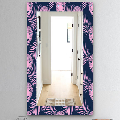 Miroir 2 salles de bain/meuble-lavabo leopard