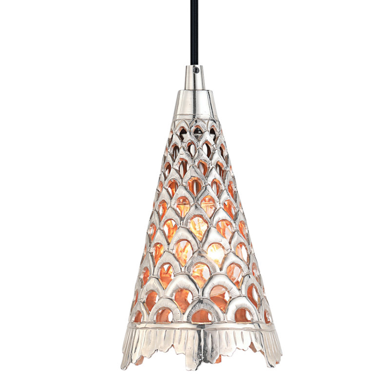 Luminaire suspendu conique 1 lumière